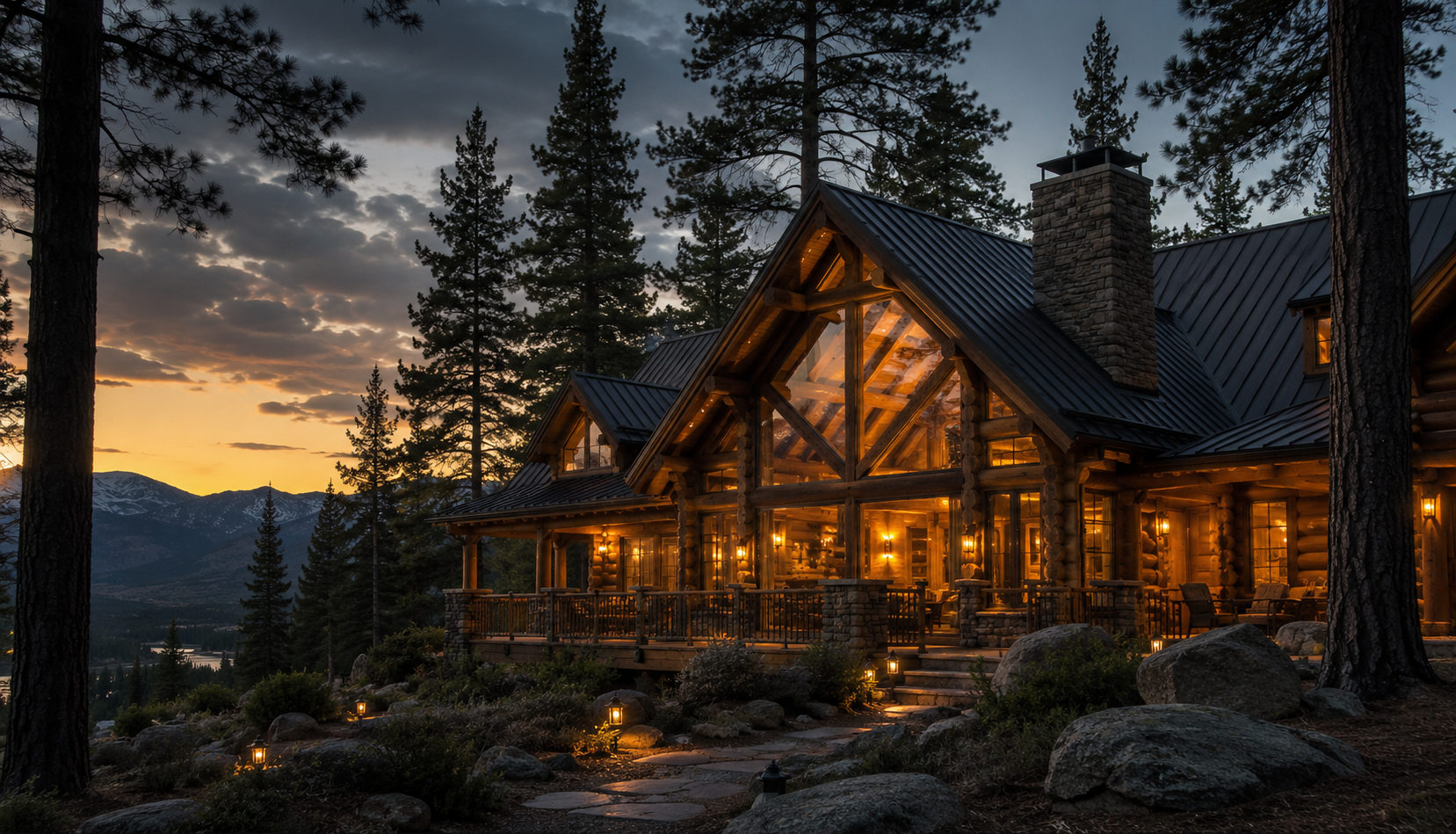 Kings Cabins luxury log home